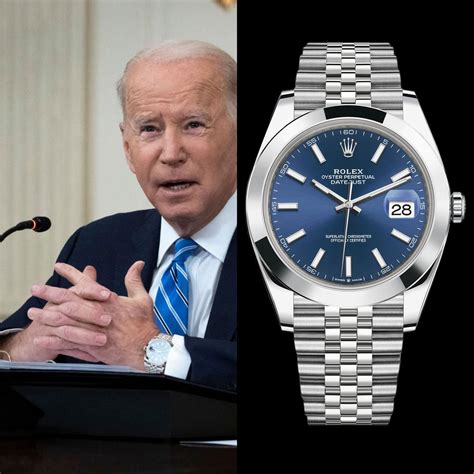 biden's rolex beau|President Joe Biden Wore a Rolex Datejust Watch to His .